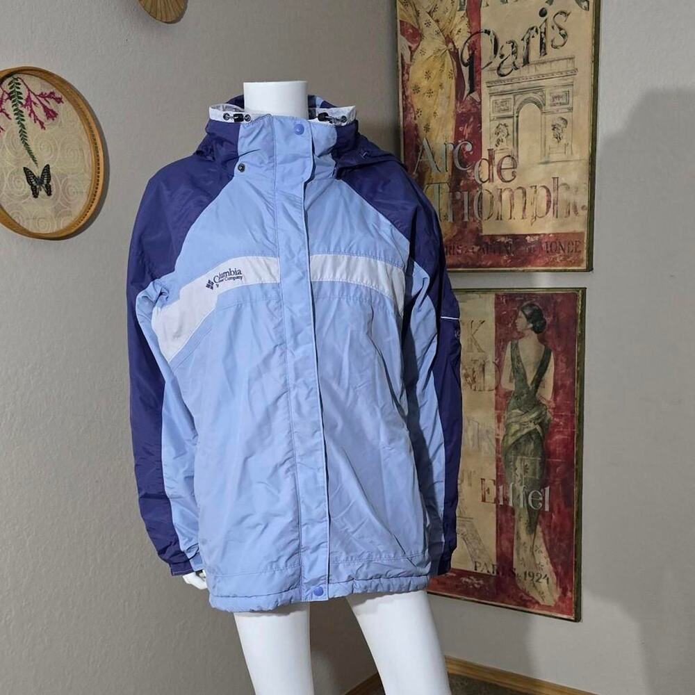 Vintage Y2K Powder Blue Columbia Jacket size 1X